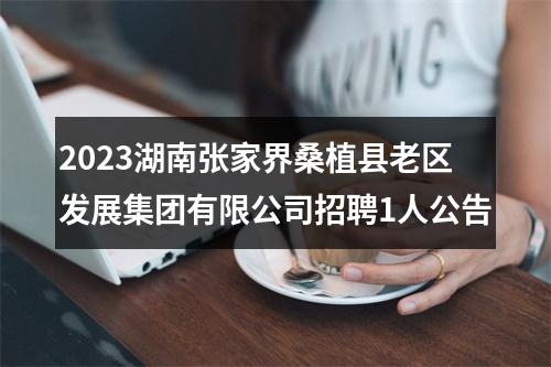 2023湖南张家界桑植县老区发展集团有限公司招聘1人公告 图片